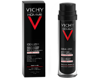 Vichy Homme Idealizer Hidratante Multi-Acao Barbear Frequente 50mL