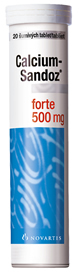 Calcium Sandoz Forte Comprimidos Efervescentes X 20