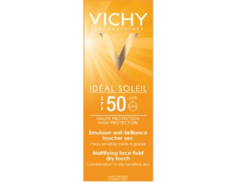 Vichy Ideal Soleil Emulsao Anti-Brilho Toque Seco FPS 50 50mL
