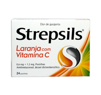 Strepsils Laranja com Vitamina C X 24