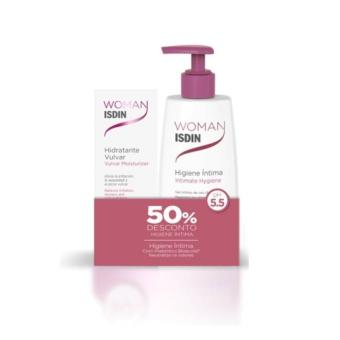 Woman Isdin Hidratante Vulvar 30g + Higiene ntima 50% Desconto