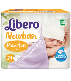 Libero Newborn Premature <2,5Kg Fraldas X 24